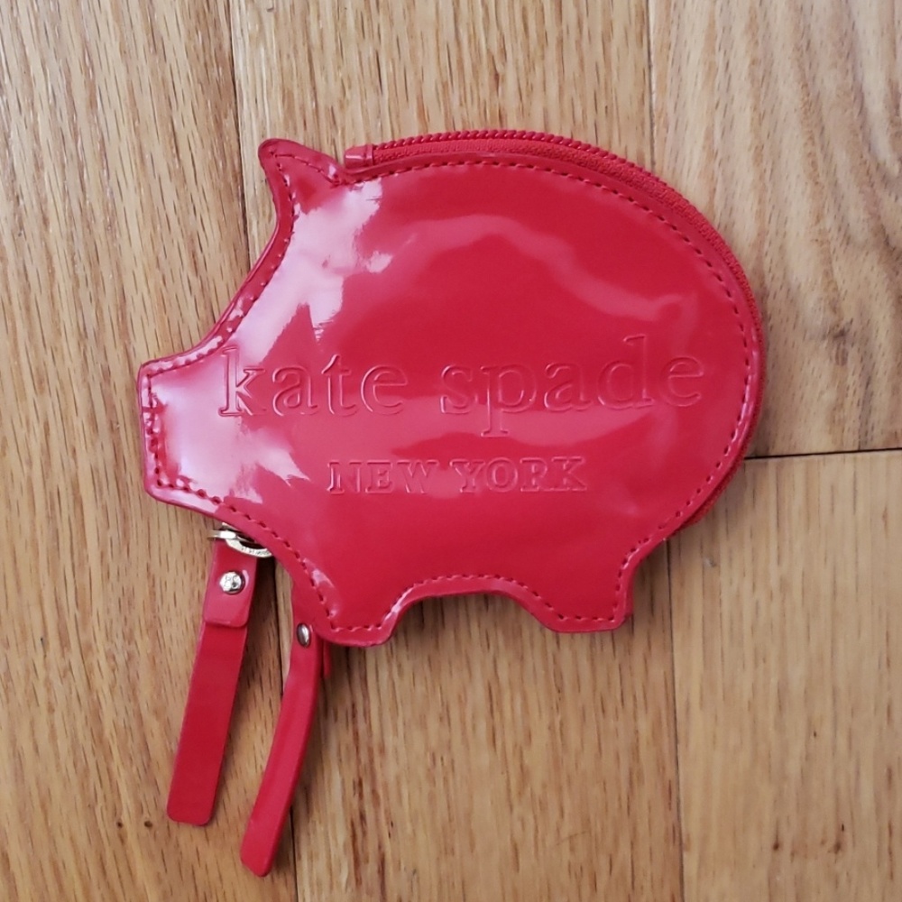 Kate Spade Red Patent Coin Purse